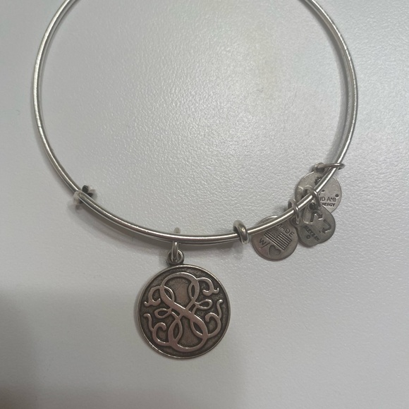 Alex and Ani Energy Adjustable Bracelet in Rafaelian Silver - Picture 1 of 3